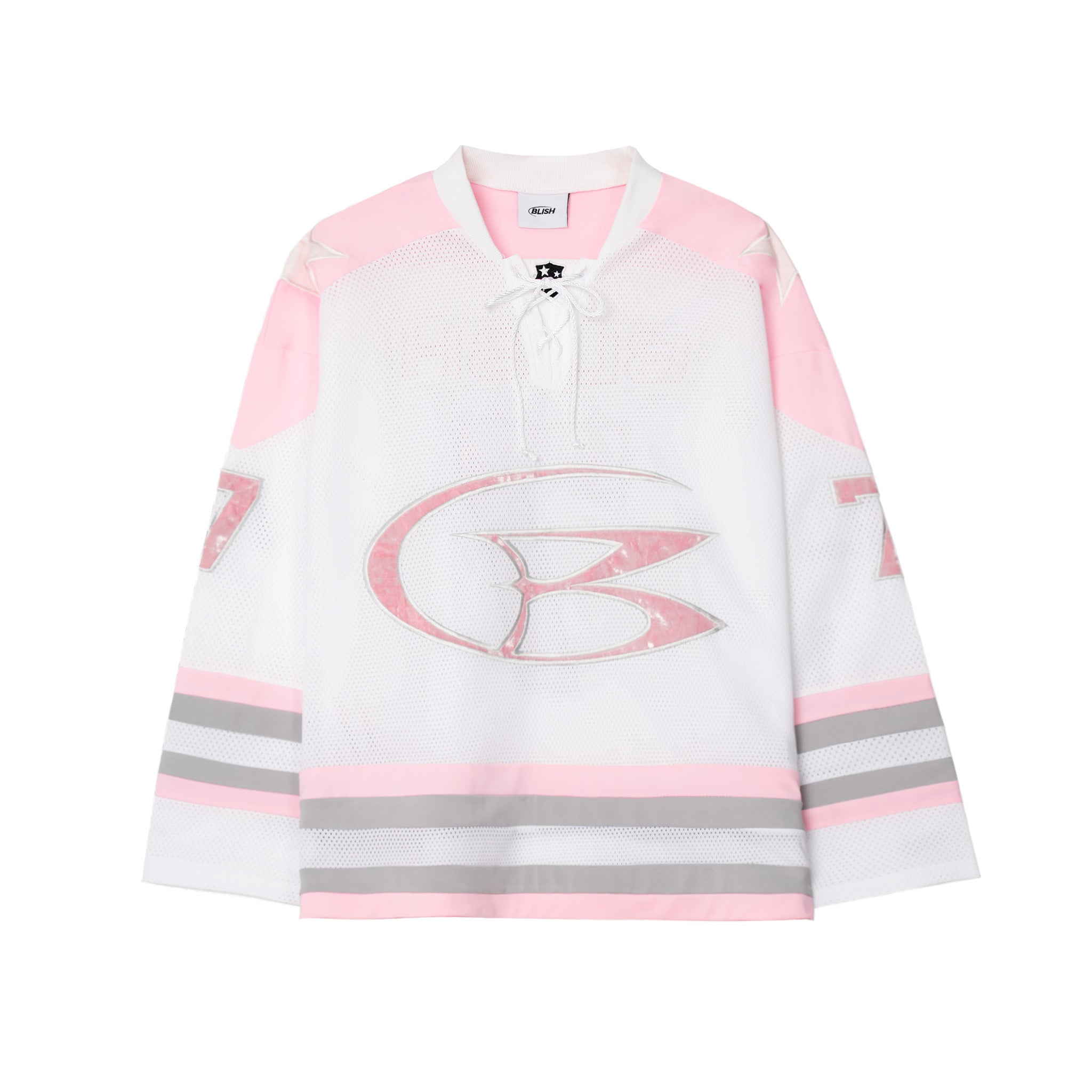 B logo Hockey PINK/GREY